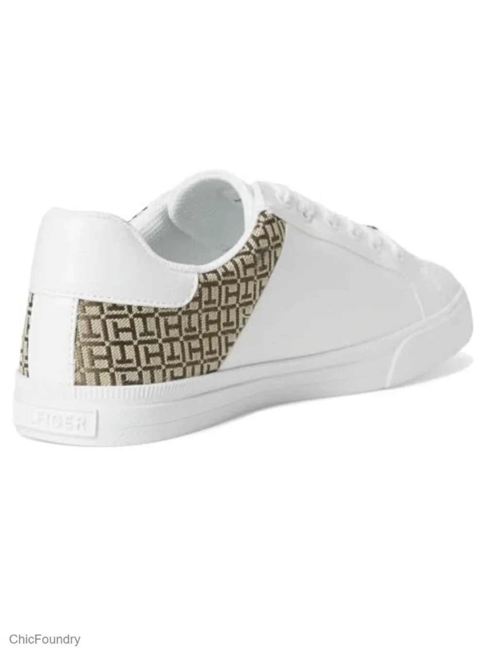 Tommy Hilfiger Women's Lorio Sneaker - Leather Lace-Up Athletic Shoes